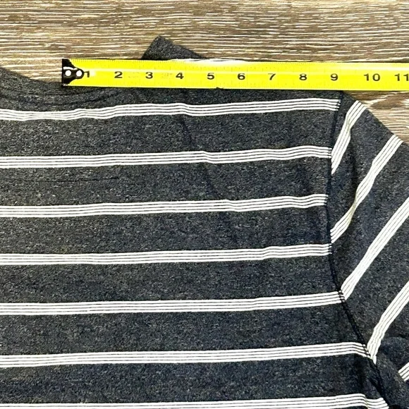 Crew Neck Jersey Preppy Navy Stripes Size XL - Picture 8 of 10